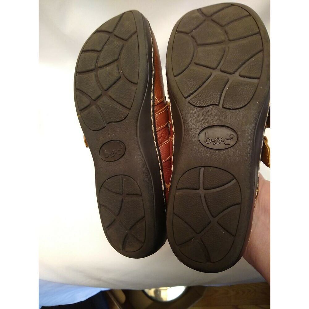 B.O.C. Women's Brown Slip-On Leather Buckle Clogs Shoes Size 6.5 M Comfort - Picture 8 of 8